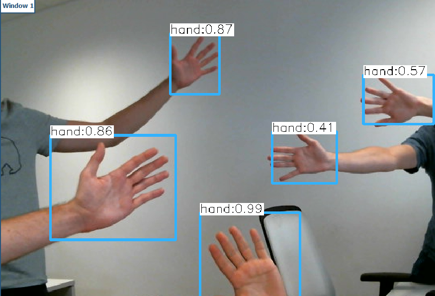 pleins de mains détéctées